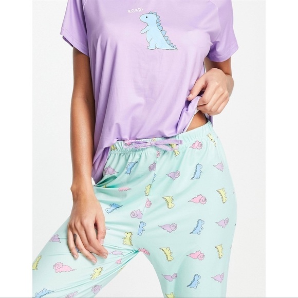 LOUNGABLE Dino Pajama Set - Picture 2 of 7